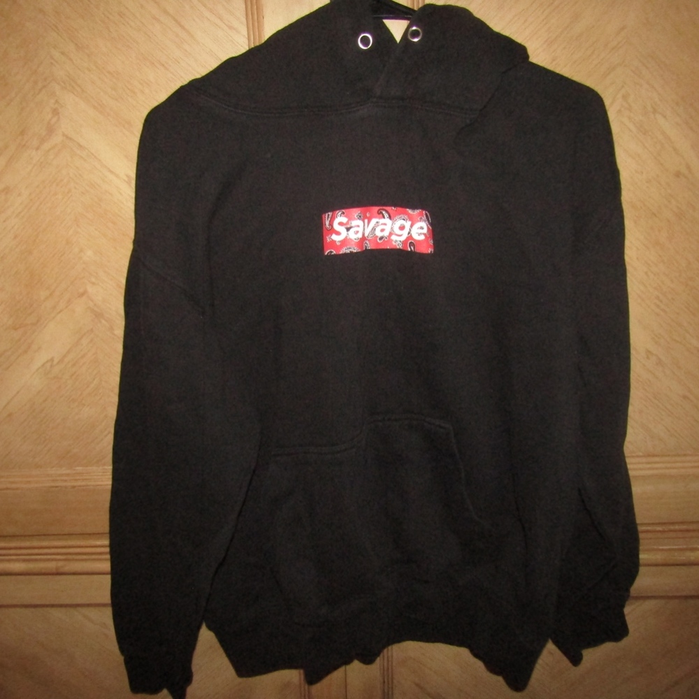 Savage Bandana Box Logo Hoodie: Supreme Inspired